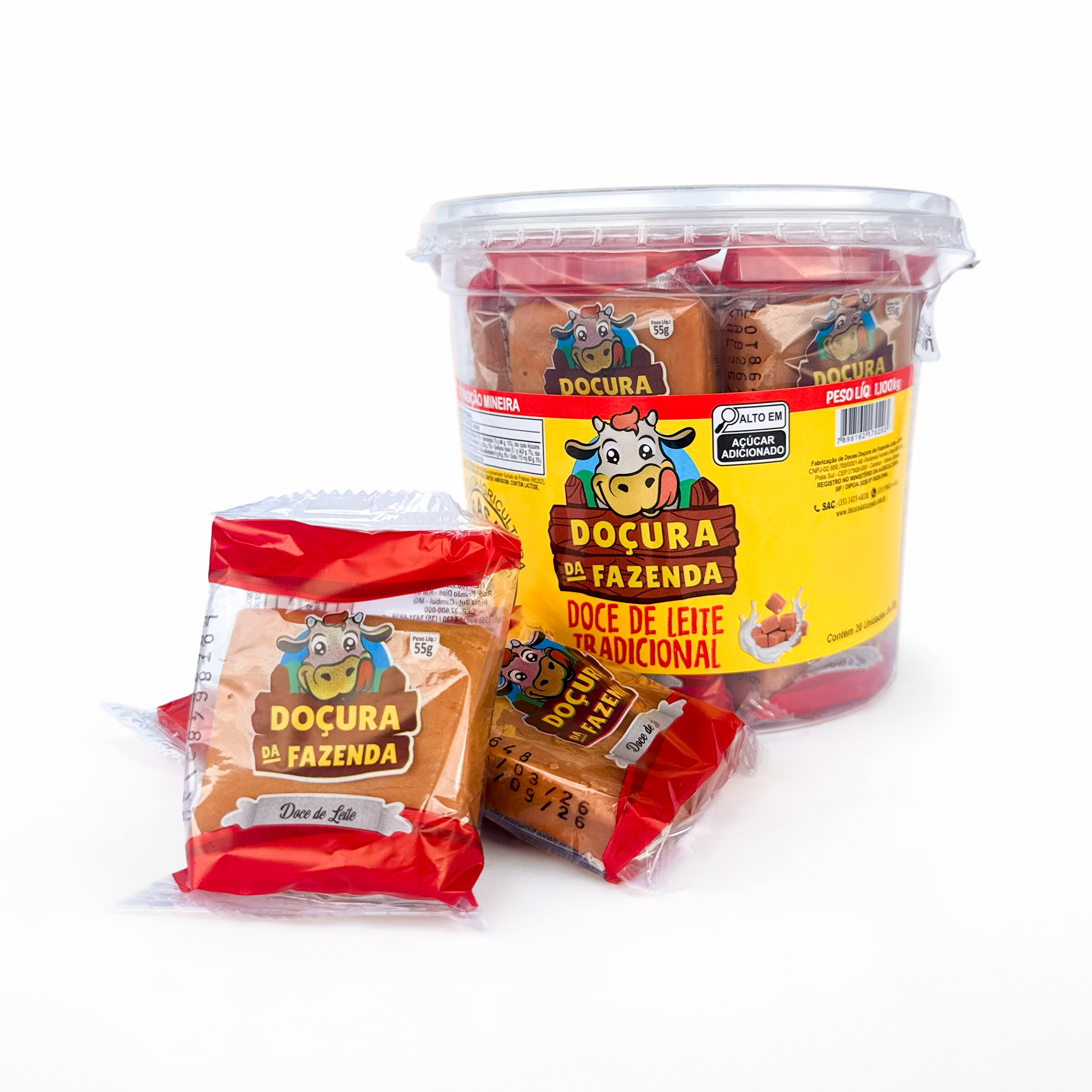 DOCE DE LEITE TRADICIONAL EM POTE 55g